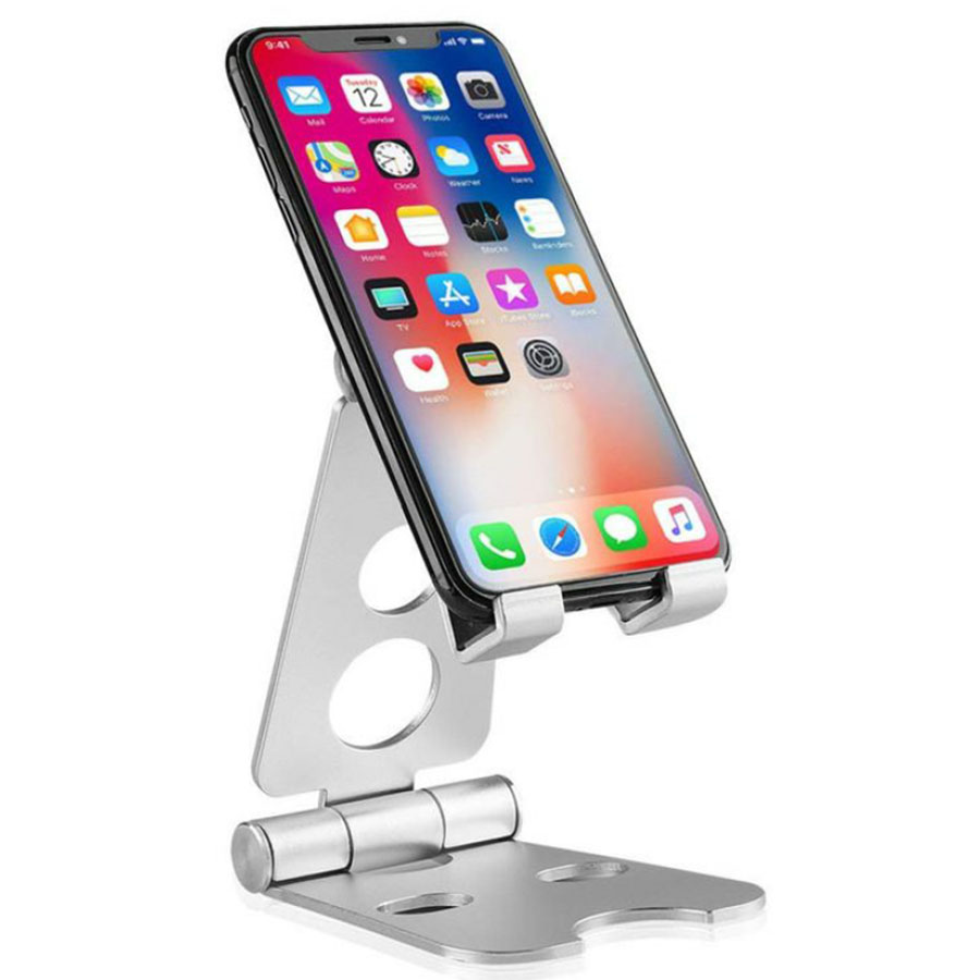 Logo Printed Adjustable Metal Phone Stand | Total Merchandise